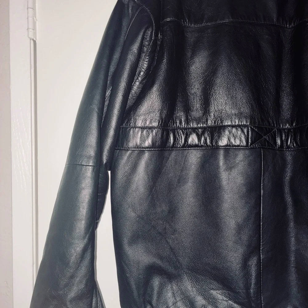 Vintage Pierre Cardin Midnight Black Bomber Jacket